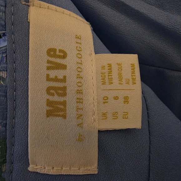 Maeve Shimmering Sequin Pencil Skirt in Blue Plaid - Picture 8 of 8